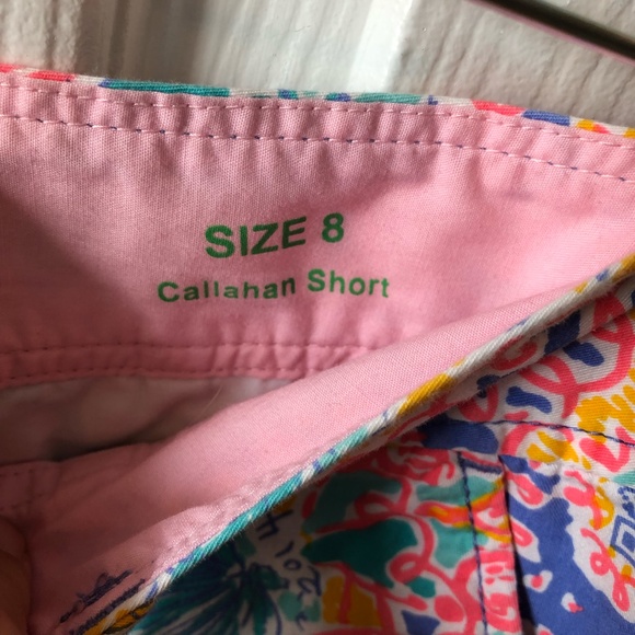 Lilly Pulitzer Rare Print Written in the Sun Callahan Short Sz 8 - Picture 4 of 11